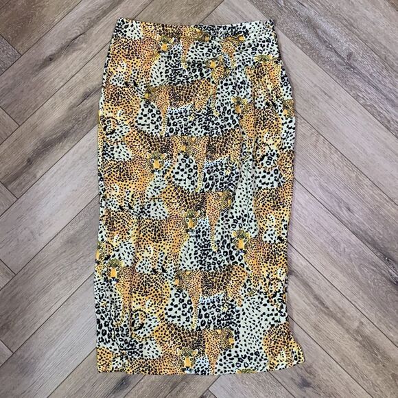 Corey Lynn Calter Leopard Midi Skirt - Picture 5 of 7